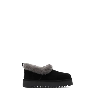 Nita Thick-soled Plush Warm Snow Boots Black 1166733 02
