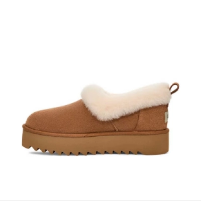 Nita Thick-soled Plush Warm Snow Boots Chestnut Brown 1166733 01