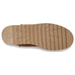 Elastic Sleeve Round Toe Short Boots Brown 1158051