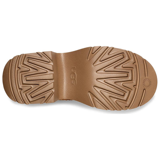 Fisherman Wedge-heeled High-top Round-toed Short Boots Brown 1158310