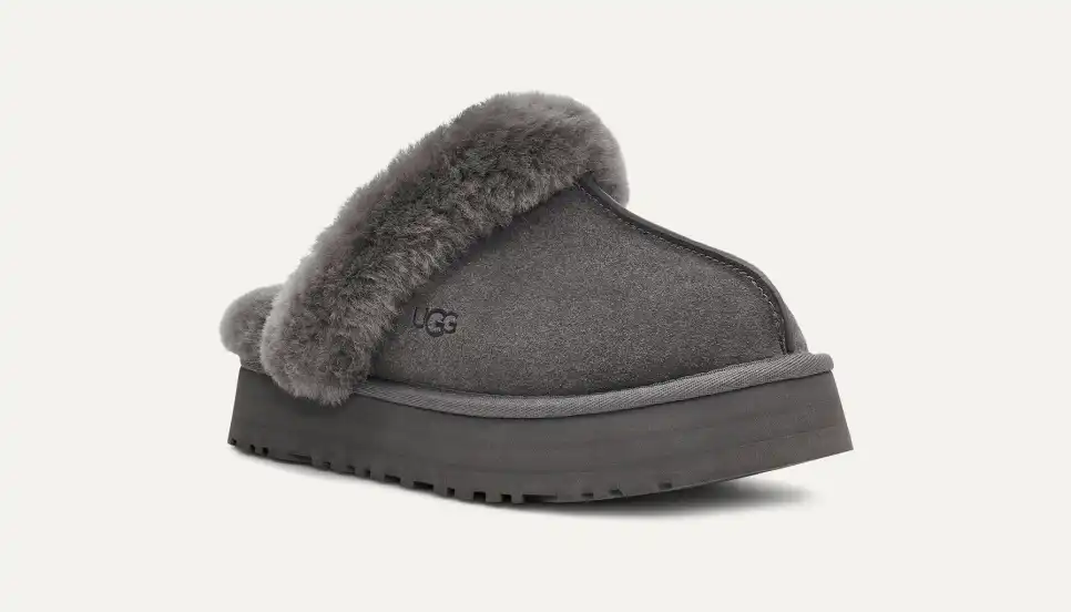 Thick-soled Closed-toe Shoes Disquette Grey 1122550