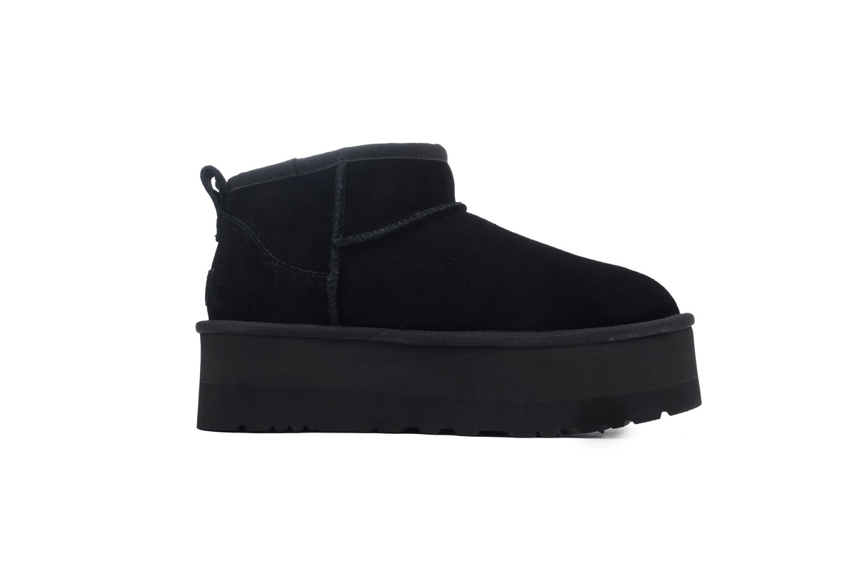 Thick-soled Low-top Warm Snow Boots Black 1135092