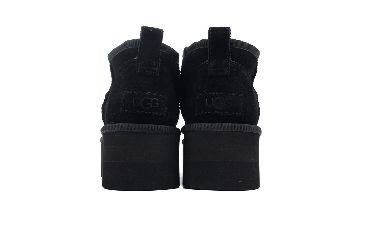 Thick-soled Low-top Warm Snow Boots Black 1135092