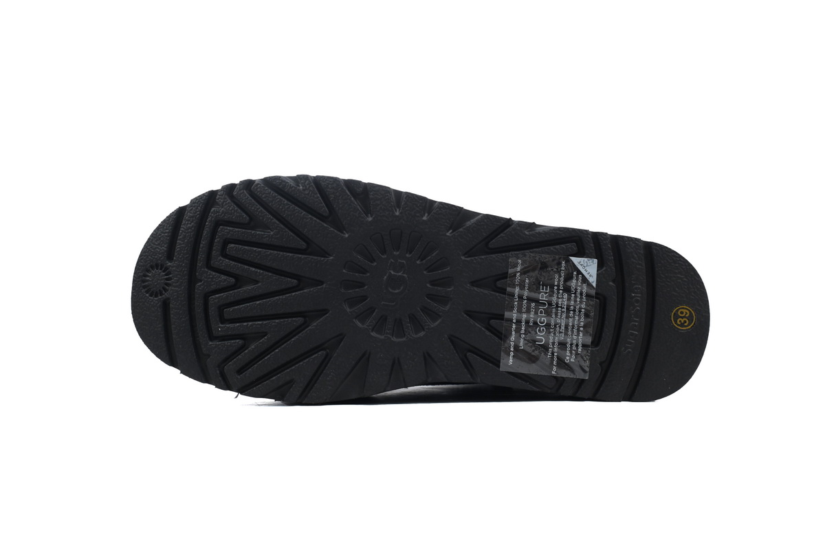 Thick-soled Low-top Warm Snow Boots Black 1135092