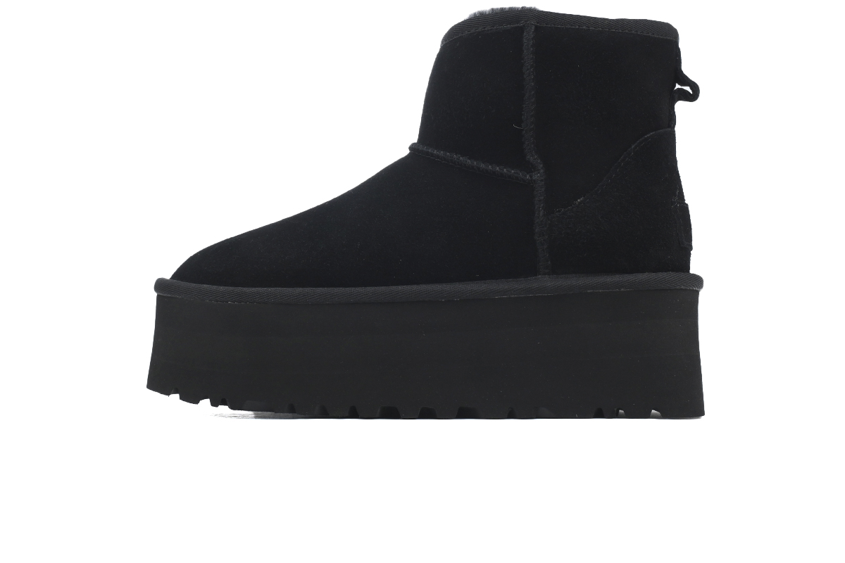 Thick-soled Mid-tube Warm Snow Boots Black 1134991