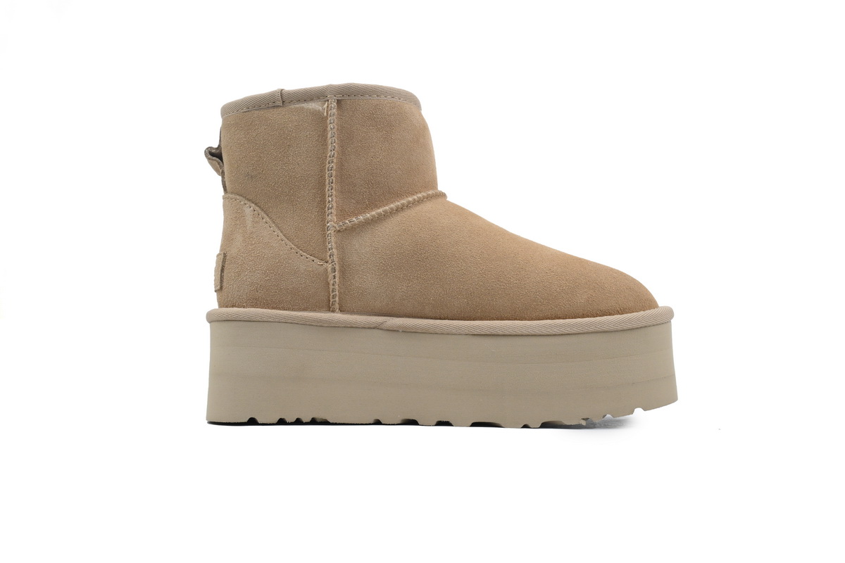 Thick-soled Mid-tube Warm Snow Boots Khaki 1134991