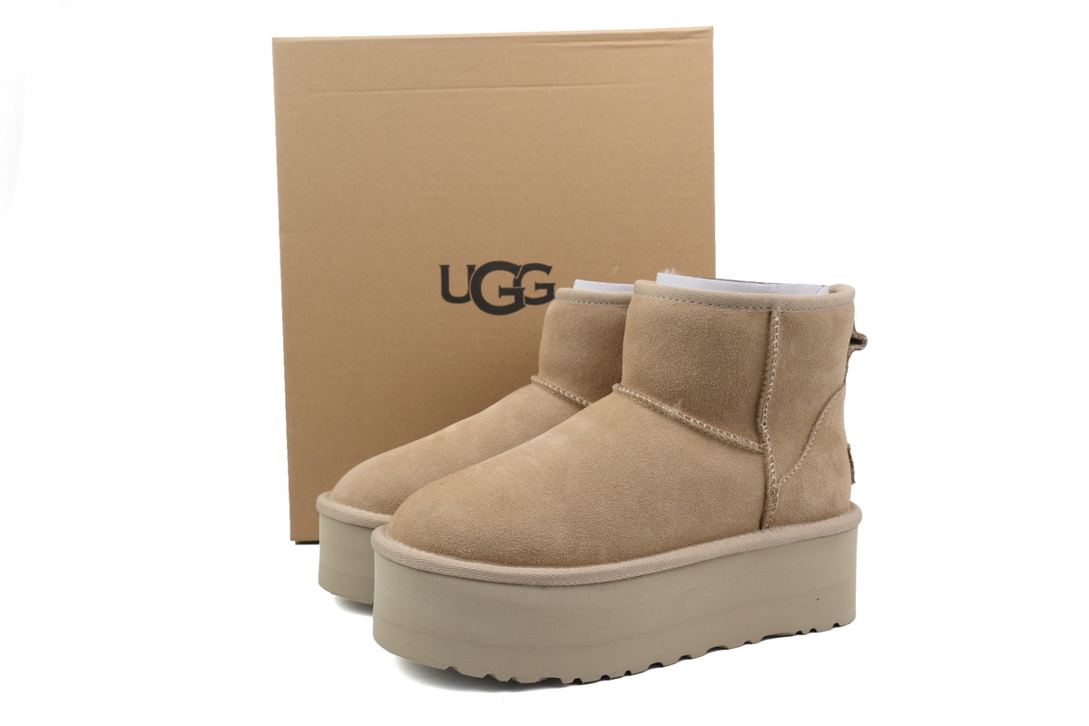 Thick-soled Mid-tube Warm Snow Boots Khaki 1134991