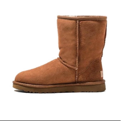 Warm High-top Snow Boots Classic Short Brown 1016223 01