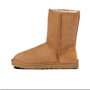 Warm High-top Snow Boots Classic Short Maroon Brown 1016223