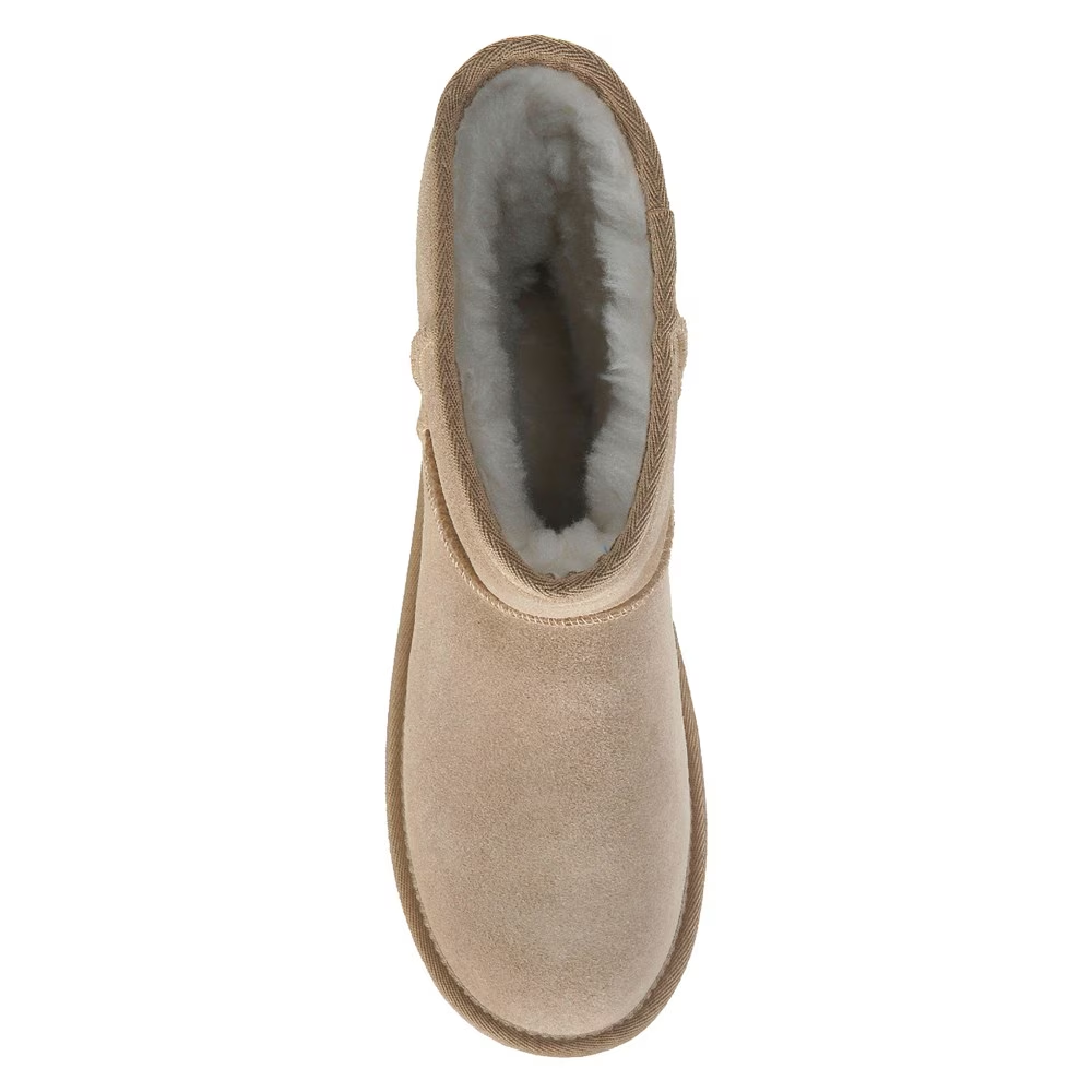 Warm High-top Snow Boots Classic Short Khaki 1016223