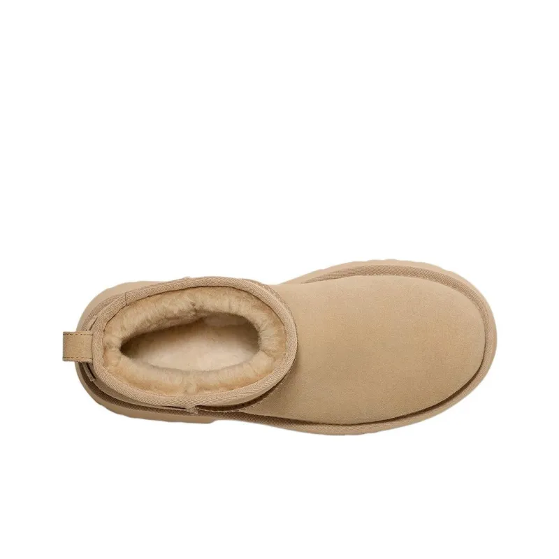 Warm Thick-soled Low-top Fisherman Boots Khaki 1158311