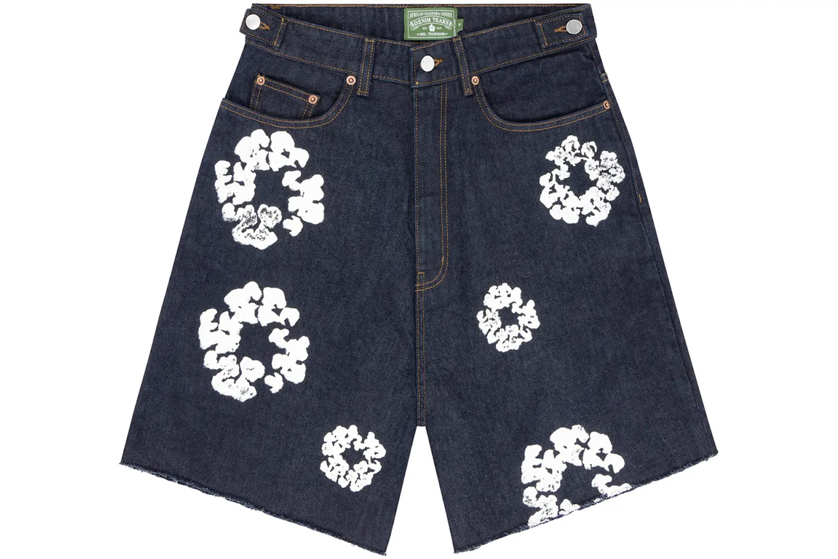 Denim Tears The Cotton Wreath Jean Short - Selvedge