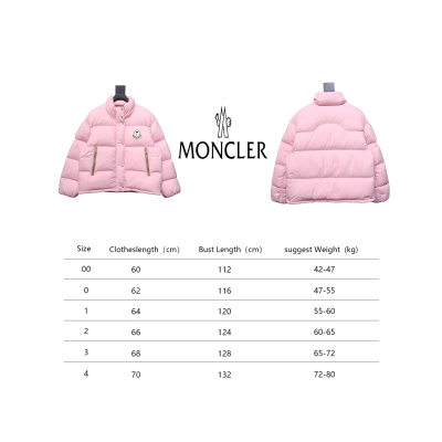 Moncler x Antora Joint Short Stand Collar Down Jacket Pink 02