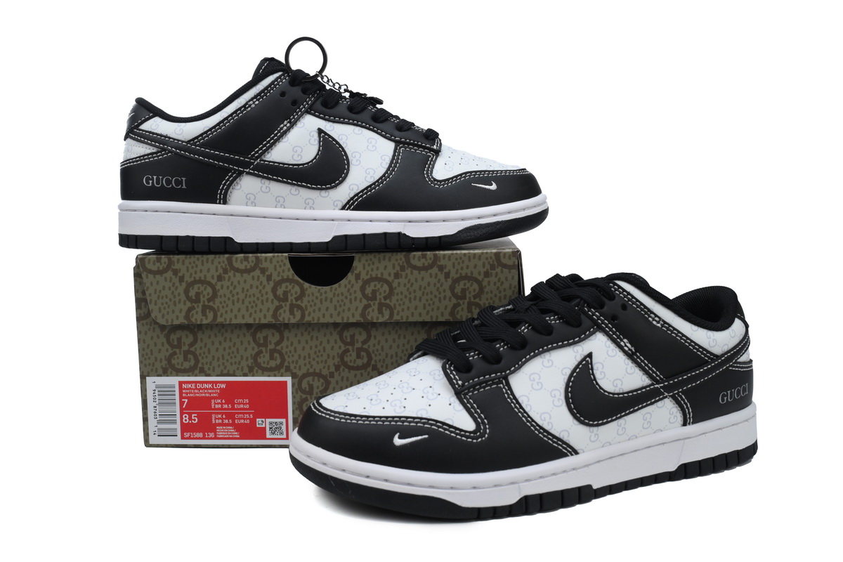 Nike Dunk Low White Black SF1588-136