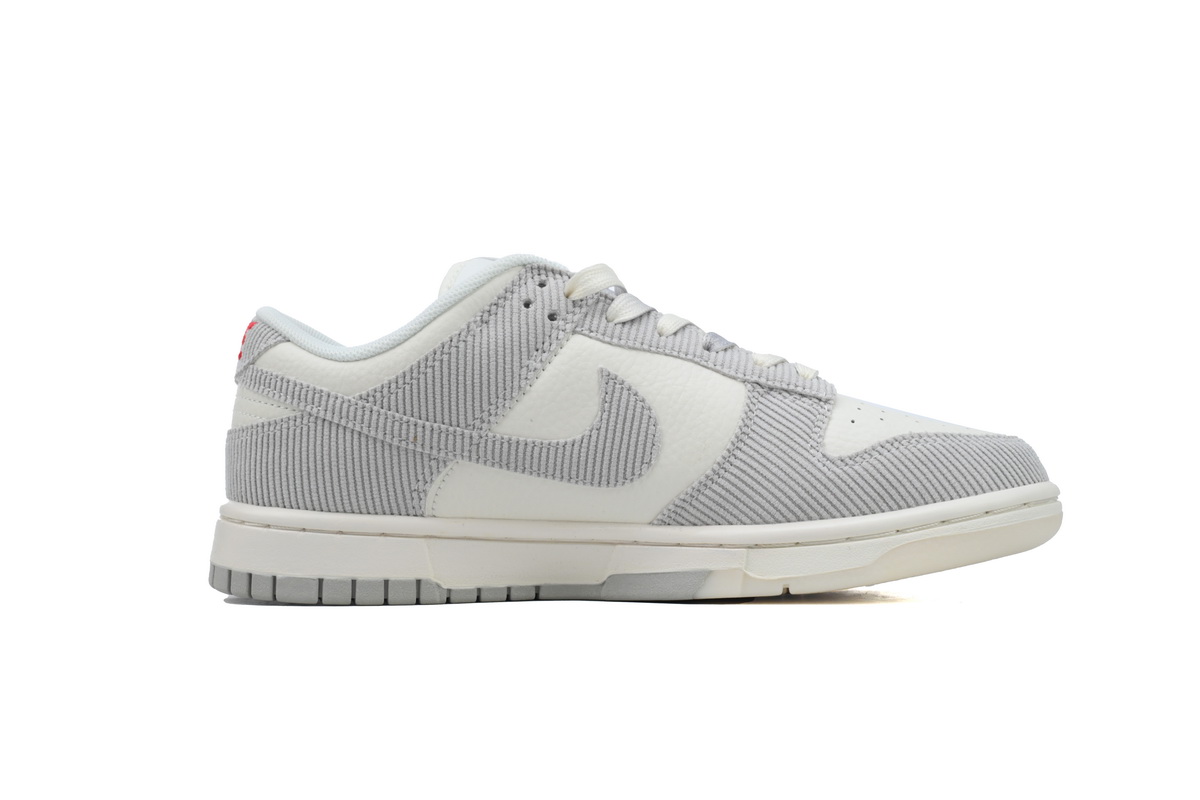 Nike Dunk Low White Core Velvet Hook FC1688-143