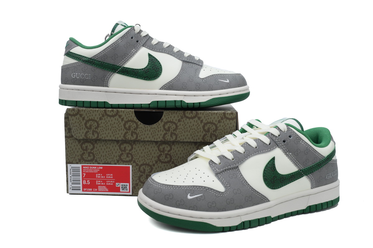 Nike Dunk Low White Gray Green SF1588-134