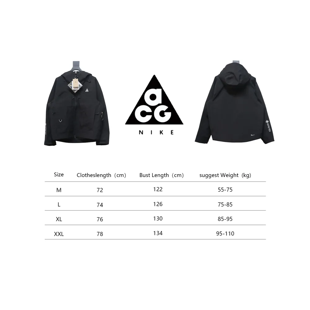 ACG 24Fw Gore-Tex Functional Hooded Jacket Black