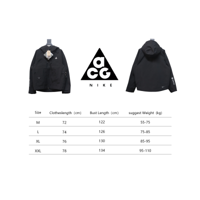 ACG 24Fw Gore-Tex Functional Hooded Jacket Black 02