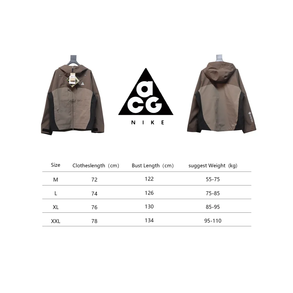 ACG 24Fw Gore-Tex Functional Hooded Jacket Brown
