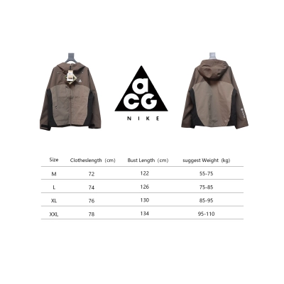 ACG 24Fw Gore-Tex Functional Hooded Jacket Brown 02