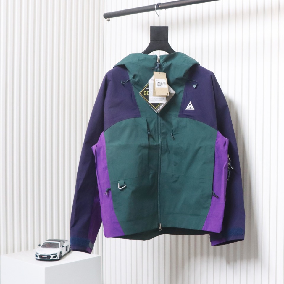 ACG 24Fw Gore-Tex Functional Hooded Jacket Purple Green