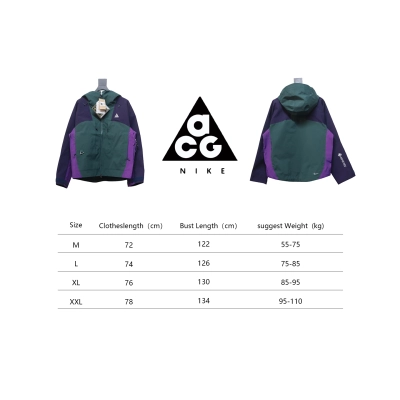 ACG 24Fw Gore-Tex Functional Hooded Jacket Purple Green 02