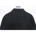ACG Embroidered Logo Zipper Pocket Polar Fleece Jacket Black