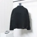 ACG Embroidered Logo Zipper Pocket Polar Fleece Jacket Black
