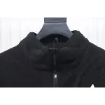 ACG Embroidered Logo Zipper Pocket Polar Fleece Jacket Black