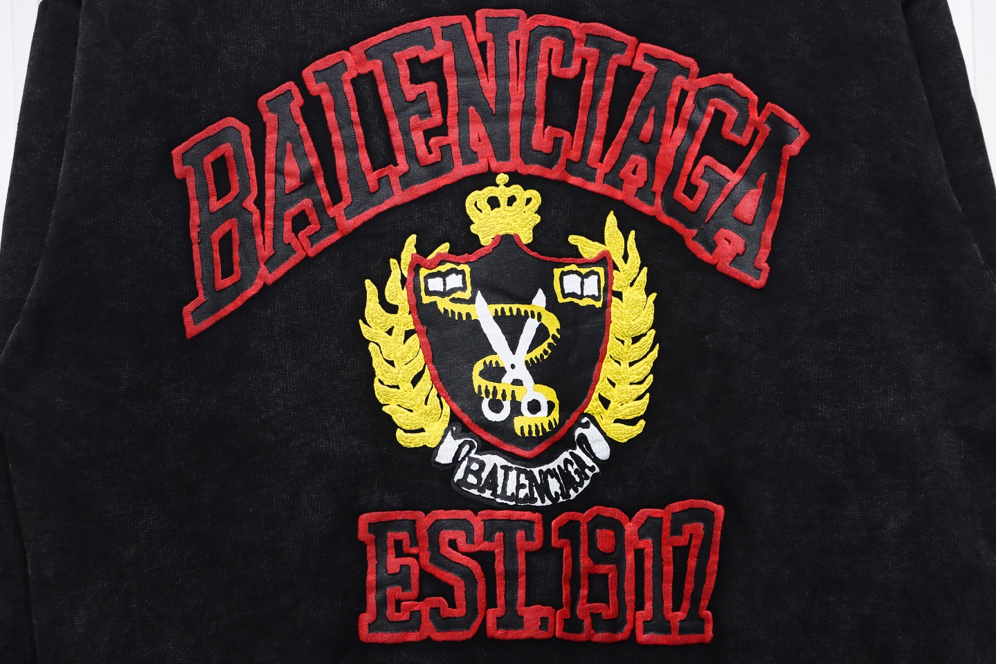 Ba*len*cia*ga 1917 foam wheat ear hoodie