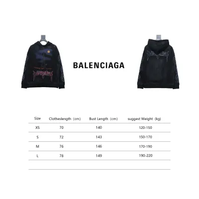 Balenciaga 23FW Reverse Tower Hoodie 02