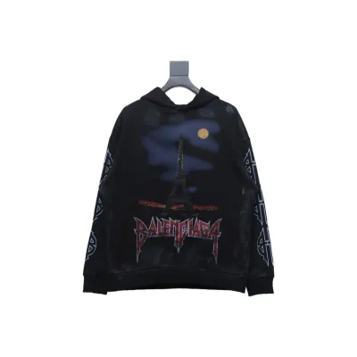 Balenciaga 23FW Reverse Tower Hoodie 01