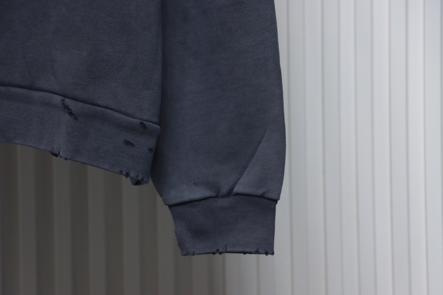 Ba*len*cia*ga 23fw round neck sweatshirt with ring buttons and rivets