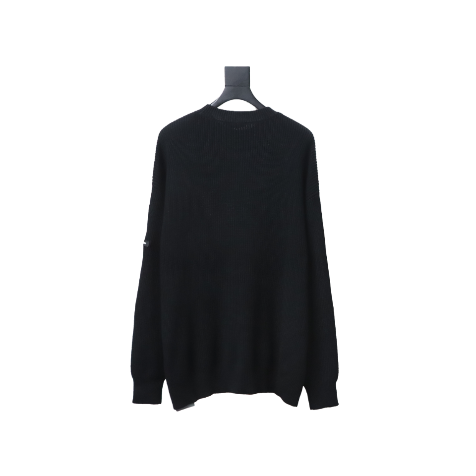 Ba*len*cia*ga 24fw paris logo round neck sweater