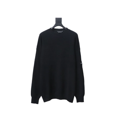 Balenciaga 24FW Paris Logo Round Neck Sweater 01