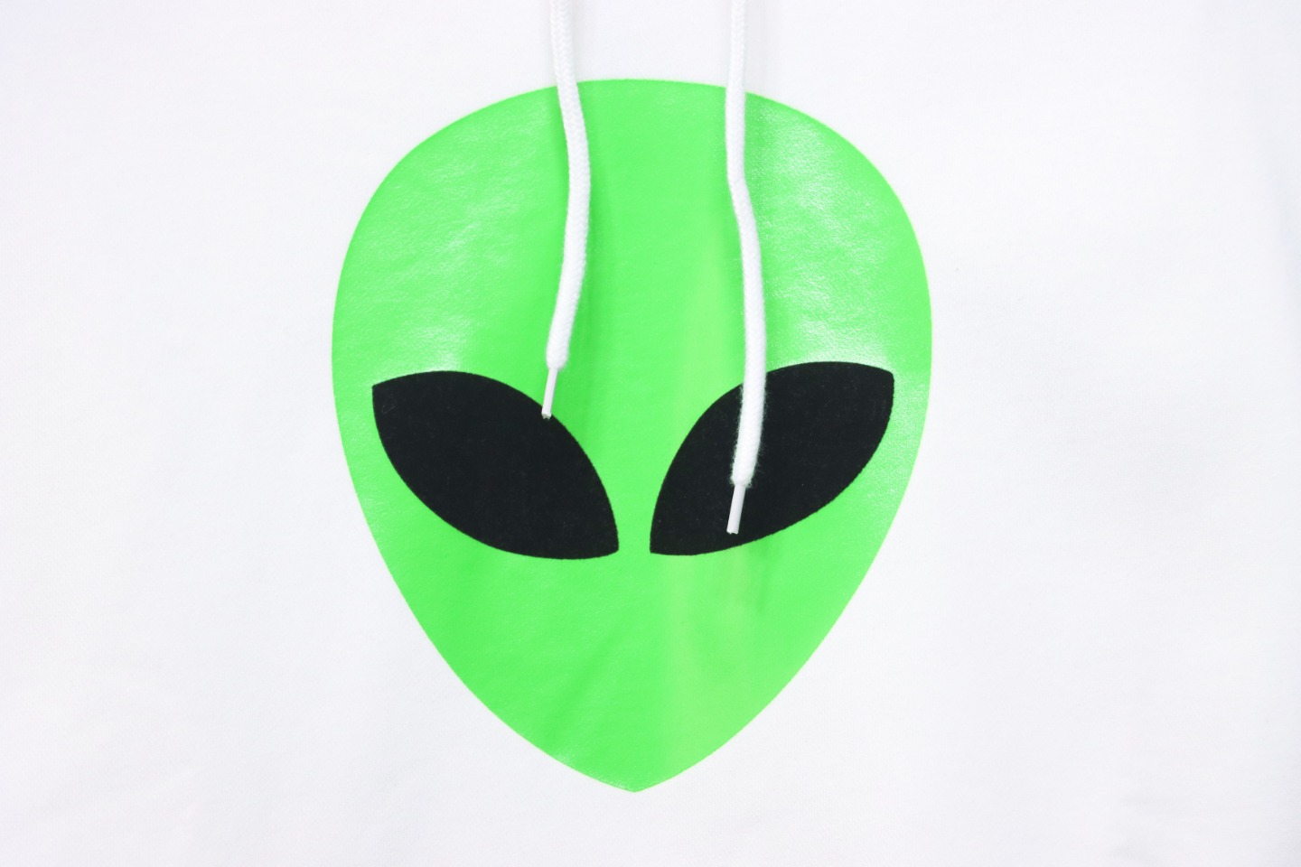 Ba*len*cia*ga alien print hoodie white