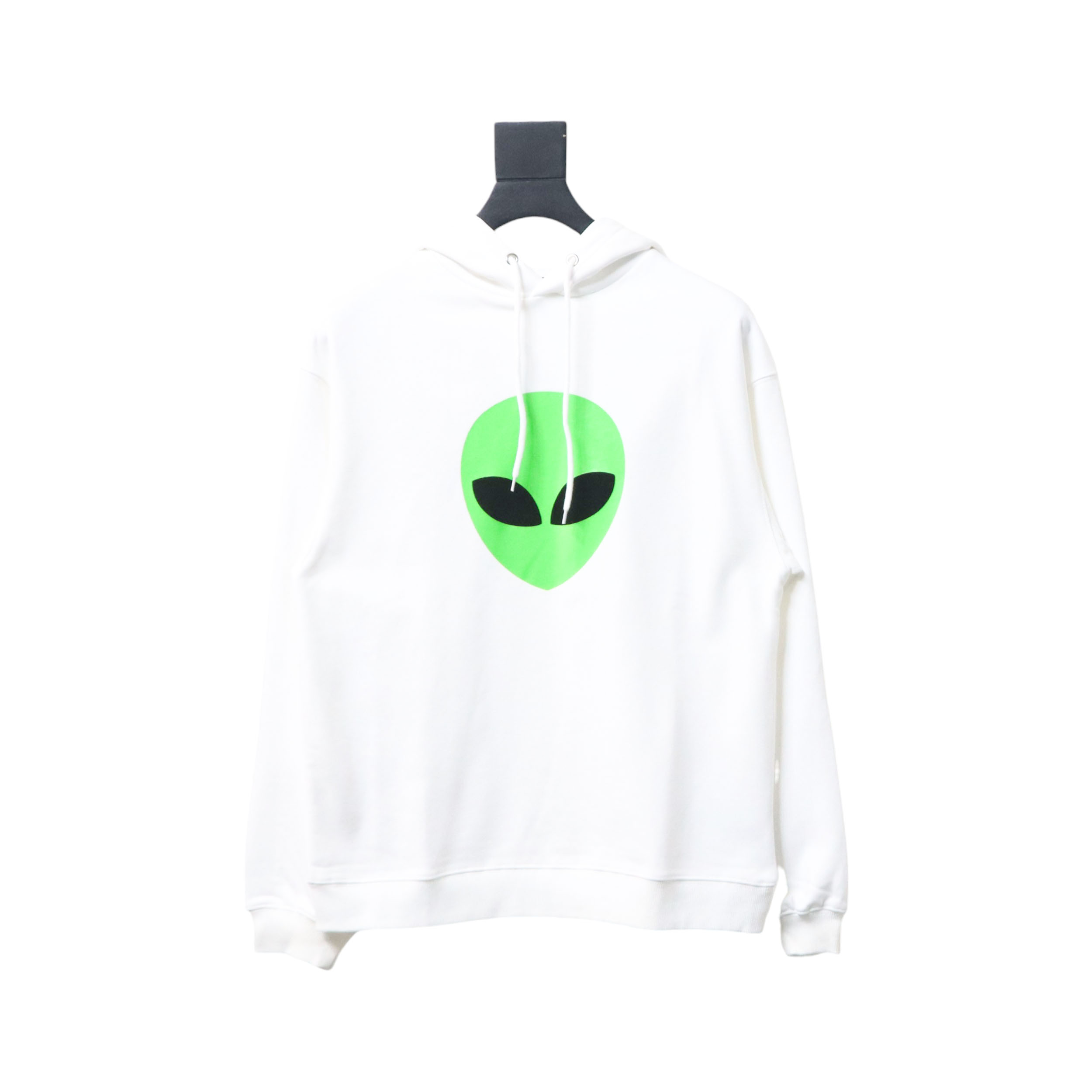 Ba*len*cia*ga alien print hoodie white