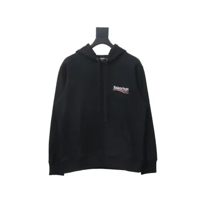 Balenciaga BLCG Coca Cola Embroidery Hoodie Black 01
