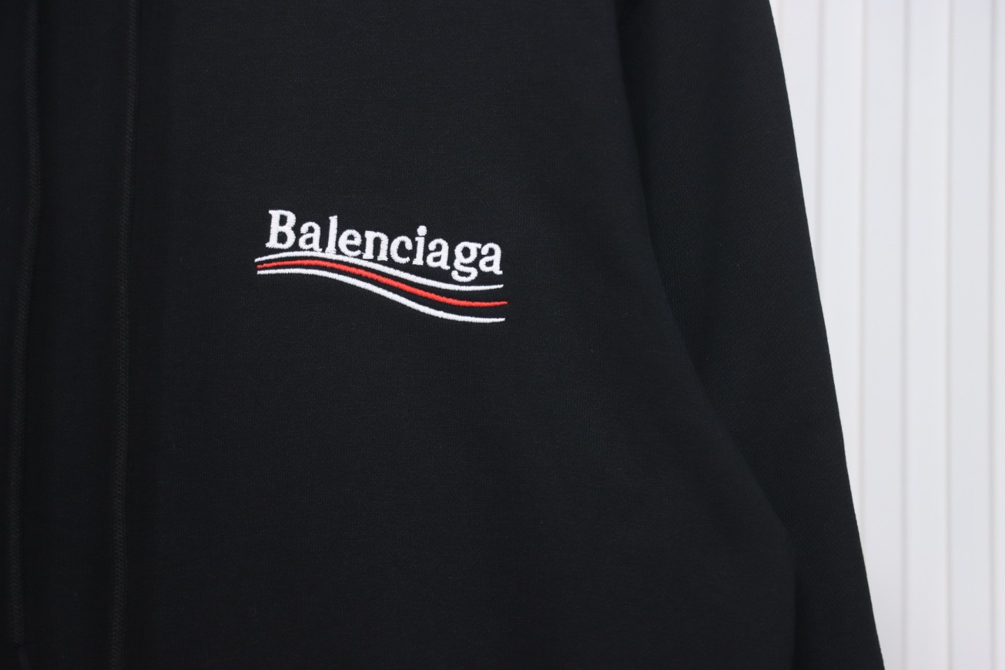 Ba*len*cia*ga blcg coca cola embroidery hoodie black