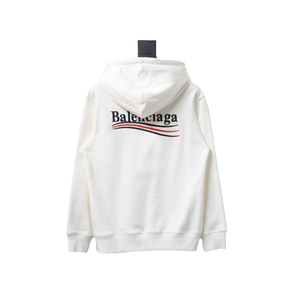 Ba*len*cia*ga blcg coca cola embroidery hoodie white