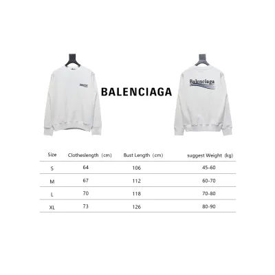 Balenciaga BLCG Coke Embroidery Crewneck Sweatshirt White 02