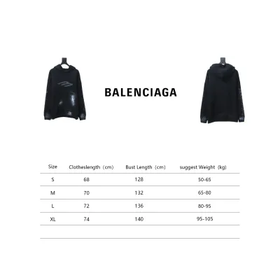 Balenciaga BLCG Distressed 3M Oblique M Graffiti Hoodie 02