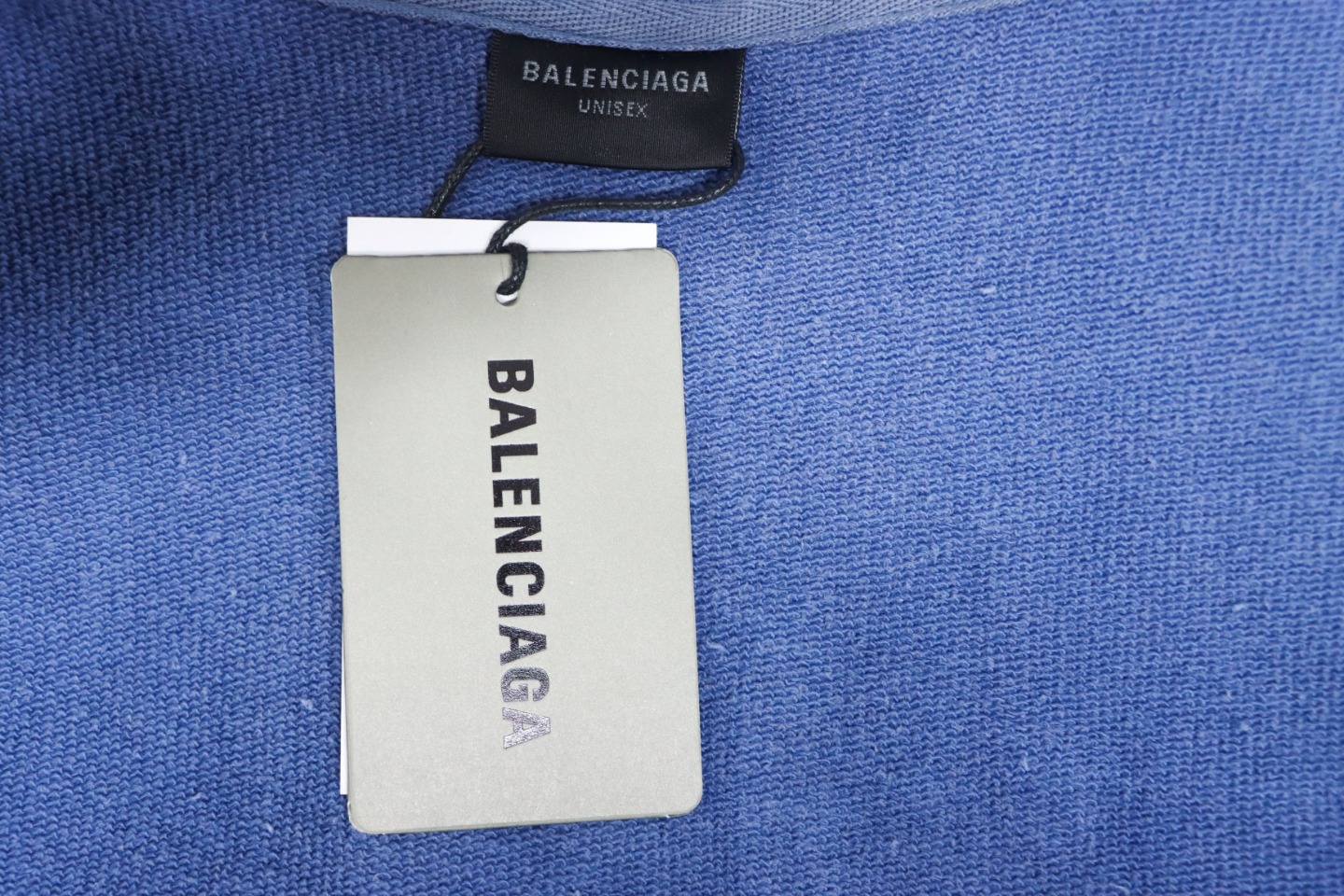 Ba*len*cia*ga blcg masking tape hooded sweatshirt hoodie blue