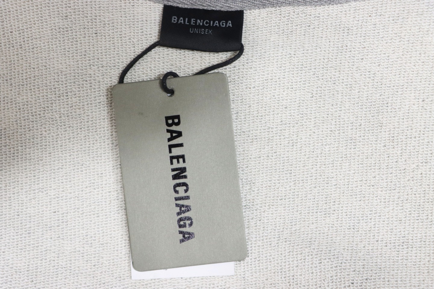 Ba*len*cia*ga blcg masking tape hooded sweatshirt hoodie grey