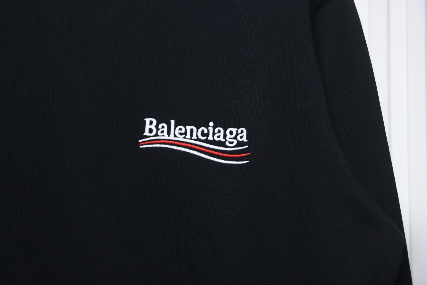 Ba*len*cia*ga classic coke embroidery sweatshirt