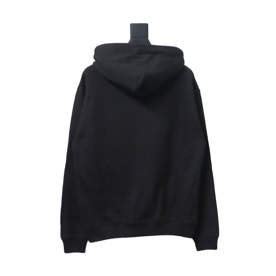 Ba*len*cia*ga double b mosaic hoodie black