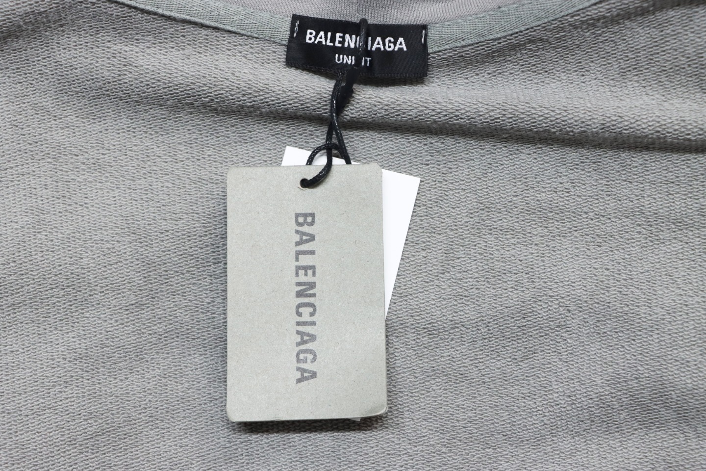 Ba*len*cia*ga double b mosaic hoodie grey