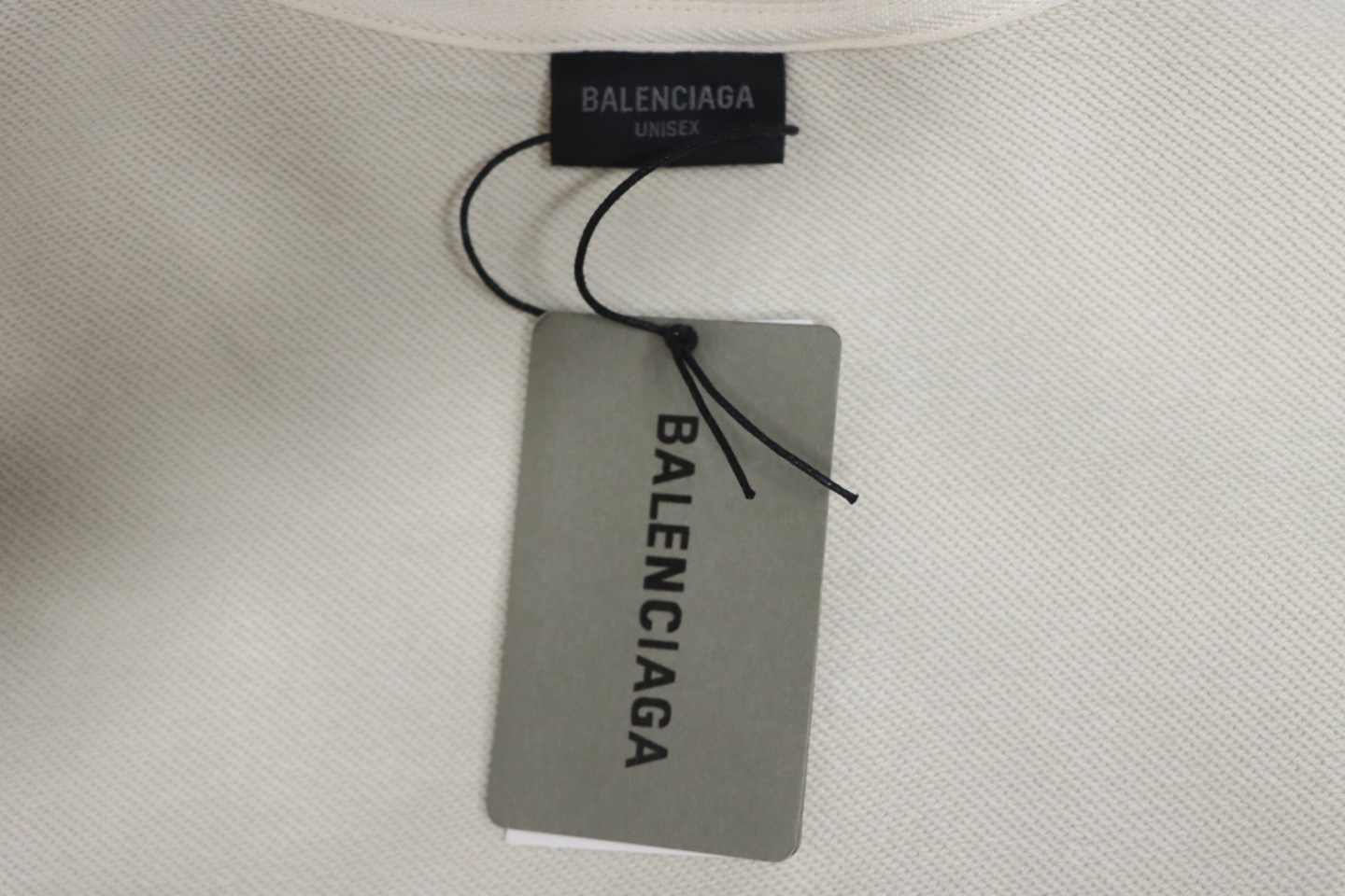 Ba*len*cia*ga flame pattern crew neck sweatshirt off-white