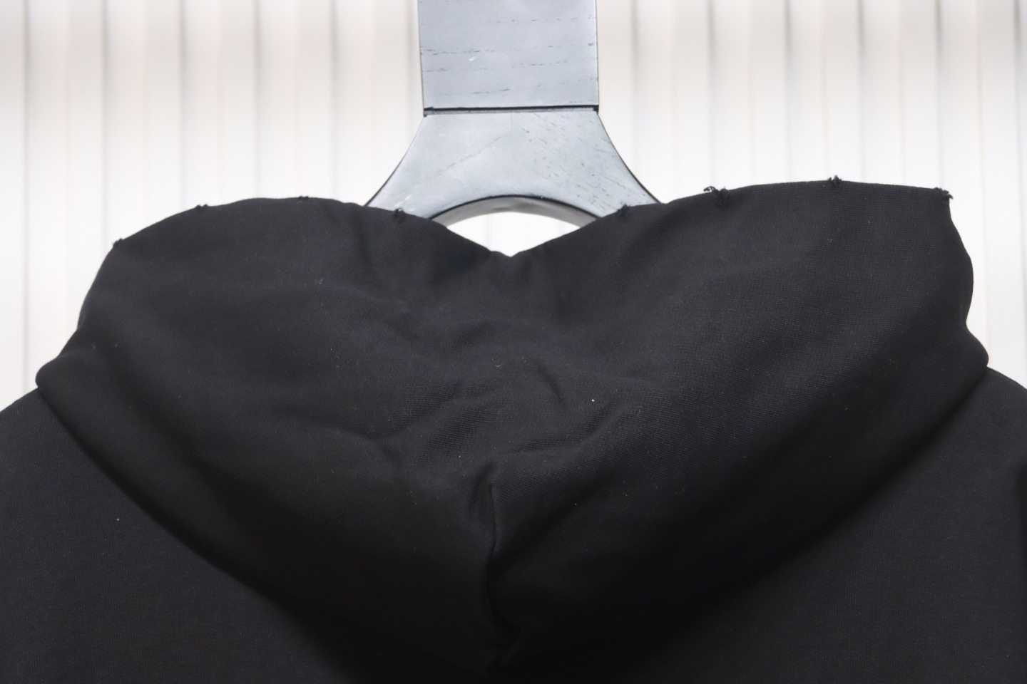 Ba*len*cia*ga hoodie with double arm logo on chest black