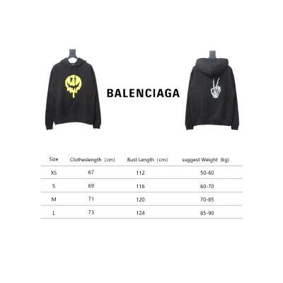 Balenciaga Melting Smiley Hoodie 02